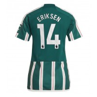 Maglie da calcio Manchester United Christian Eriksen #14 Seconda Maglia Femminile 2023-24 Manica Corta